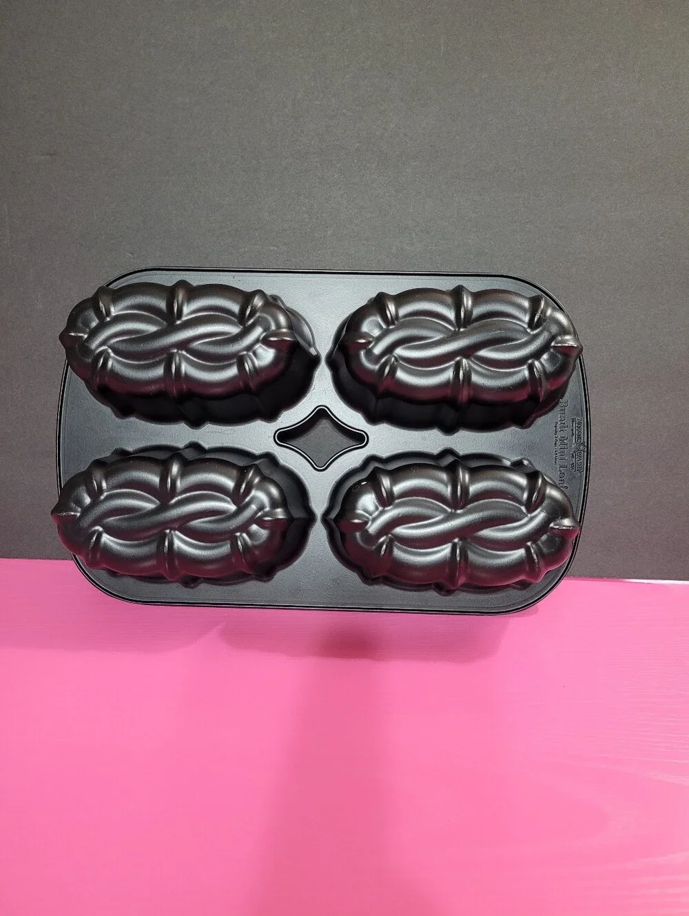 Nordic Ware Bundt Mini Loaf Pan Celtic Knot